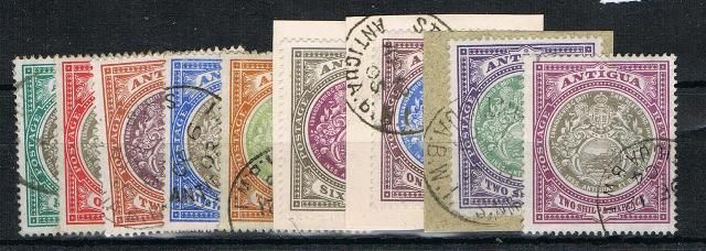 Image of Antigua SG 31/39 FU British Commonwealth Stamp